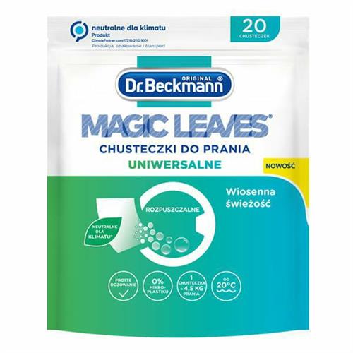 Dr.Beckmann Washing Wipes Magic Leaves 20pcs Spring Freshness..