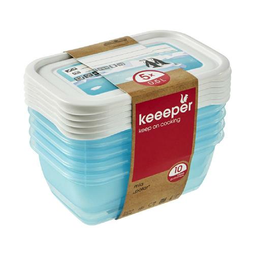 Keeeper Set of Mia Polar Containers 5x0.5l 3068..