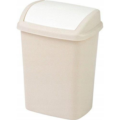 Curver Hinged Waste Bin Dominik 10l Cream With Dots 176504..