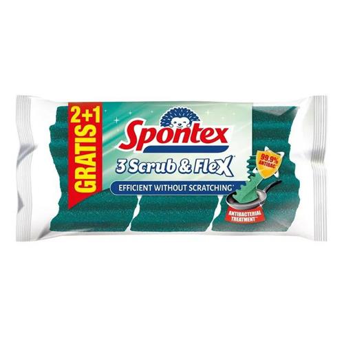 Spontex Kitchen sink Scrub Flexy 3pcs 19400320..