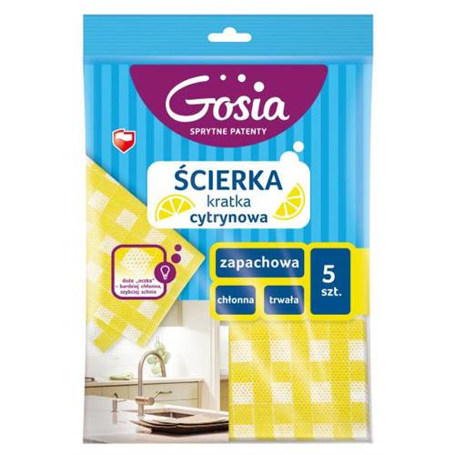 Gosia Lemon Cloth Grid 33x48cm 5pcs 7856..